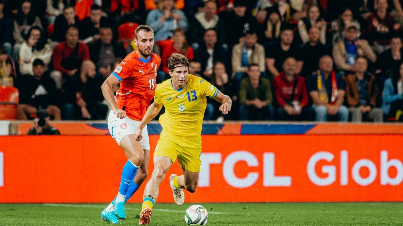 Матч Чехия - Украина