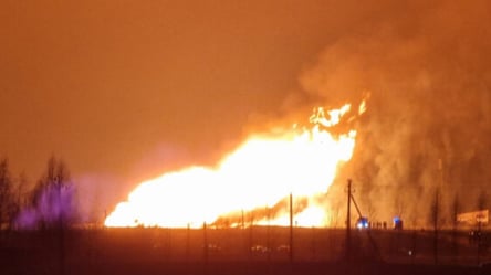 Столб пламени и черного дыма: в россии произошел взрыв на газопроводе - 285x160