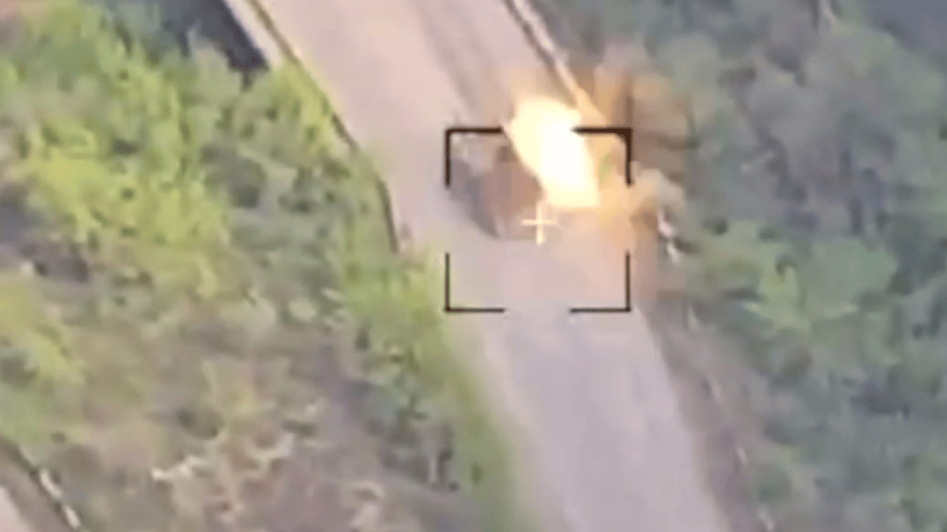 В ССО показали, как поразили российский танк Т-90 на Донецком направлении
