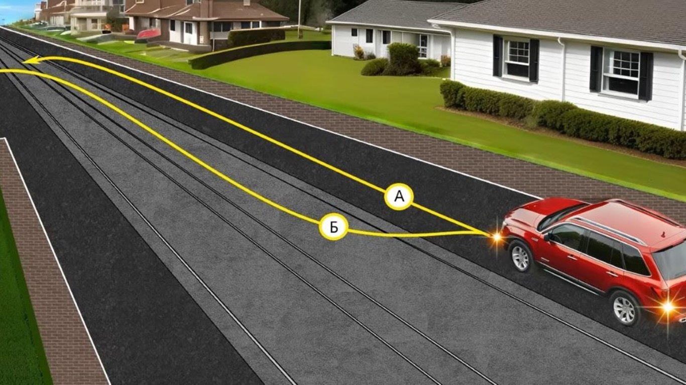 Тест з ПДР: як водій червоного авто має вчинити за правилами