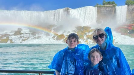 Федишин привезла своїх синів на Ніагарський водоспад — що співачка побачила вперше - 285x160