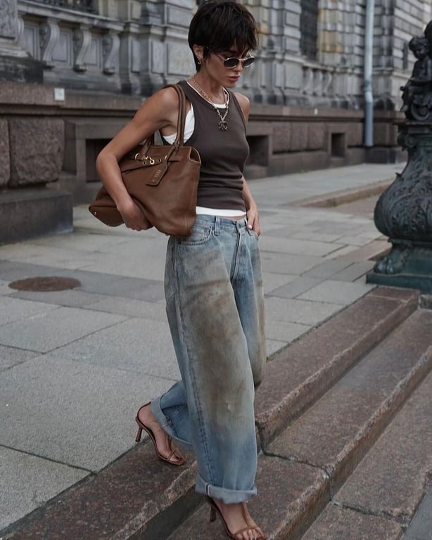 Образи на літо з джинсами