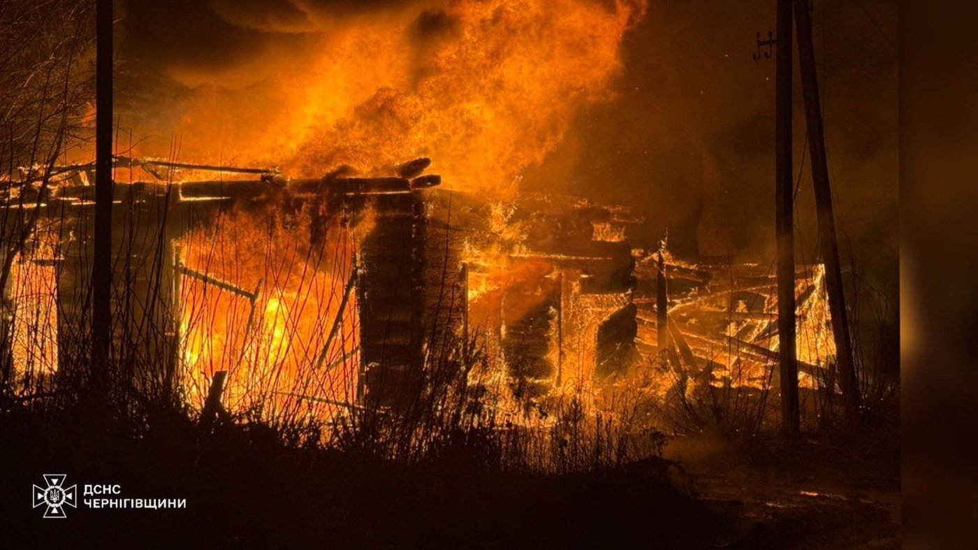 Обстріл Чернігівщини