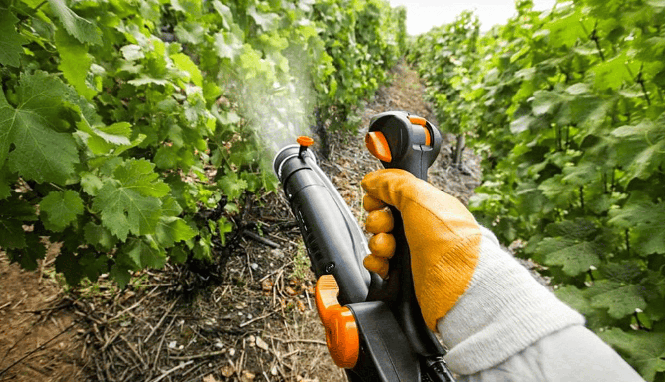 Обработка винограда