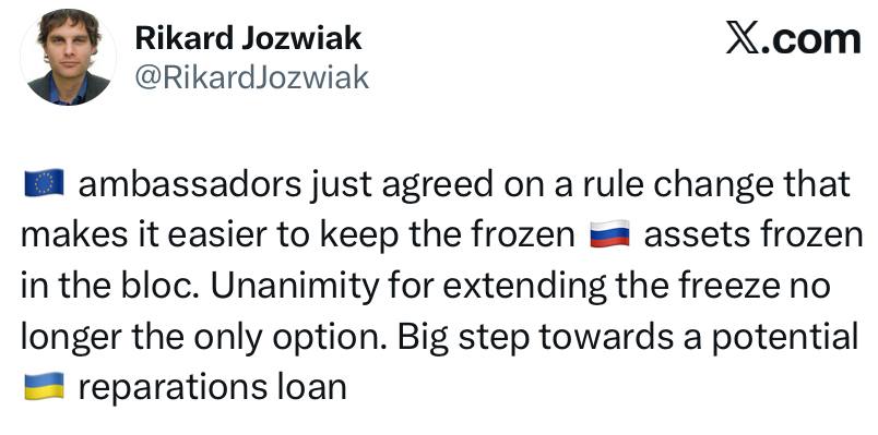 Как изменились правила хранения замороженных активов РФ