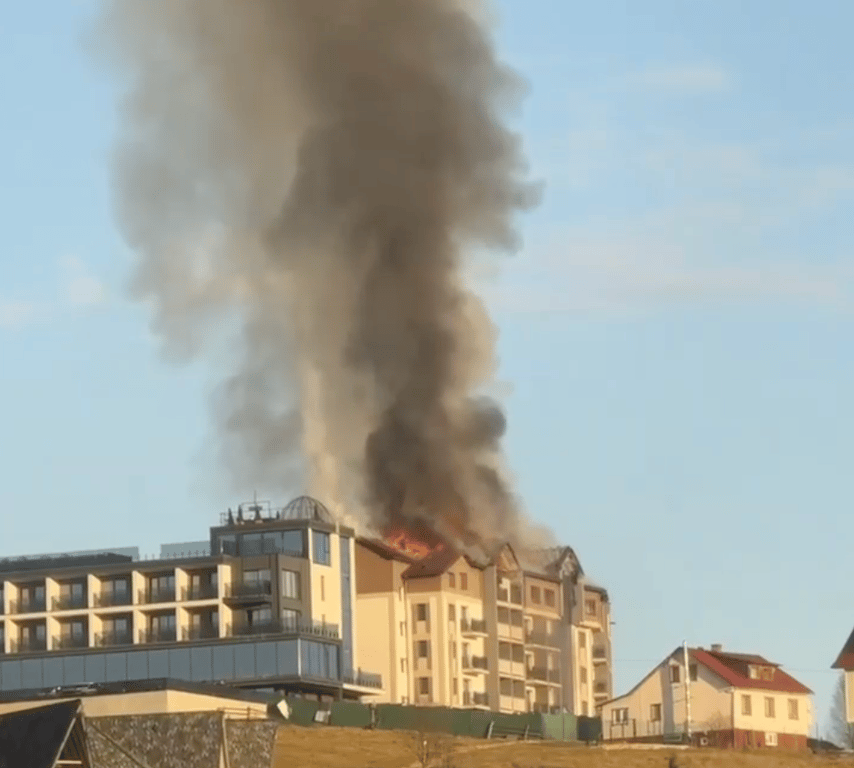 Пожежа в Поляниці 7 листопада
