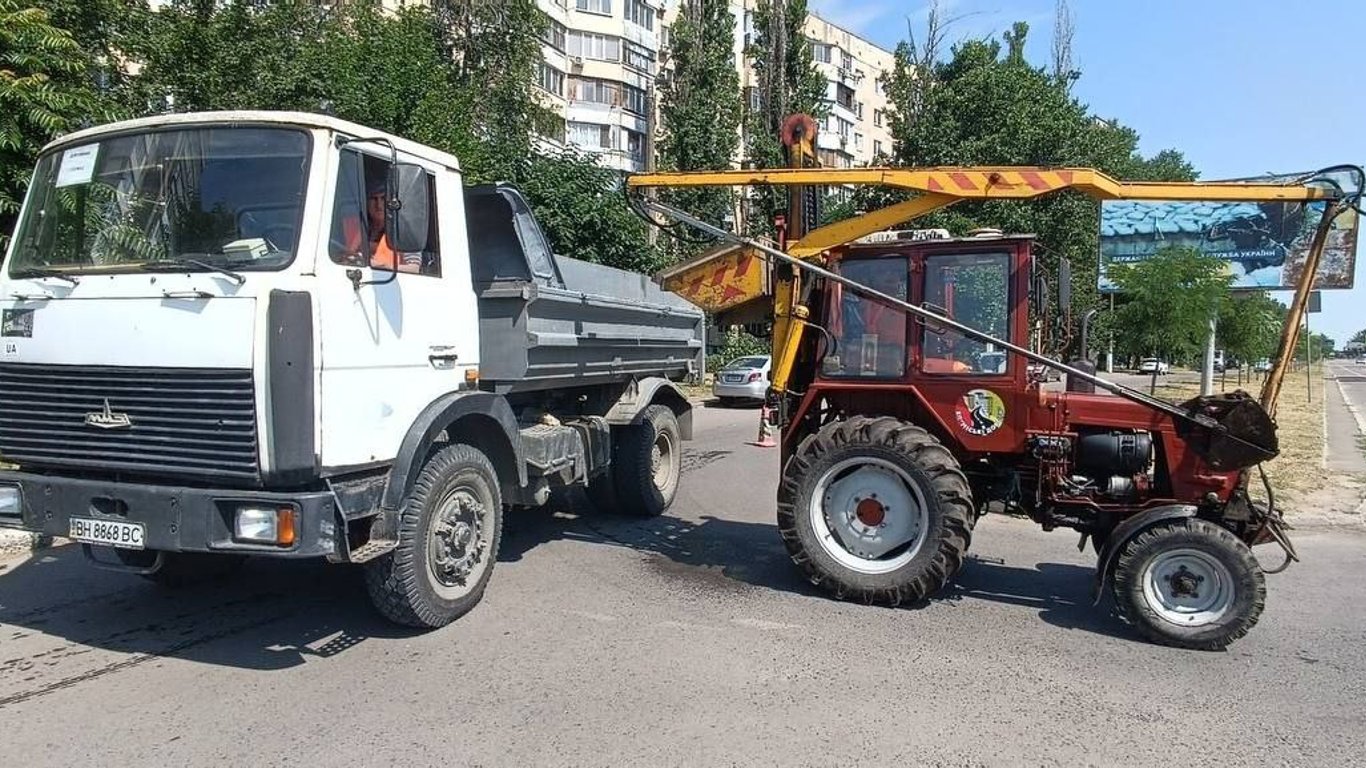 Где в Одессе ремонтируют дороги по состоянию на 19 июля