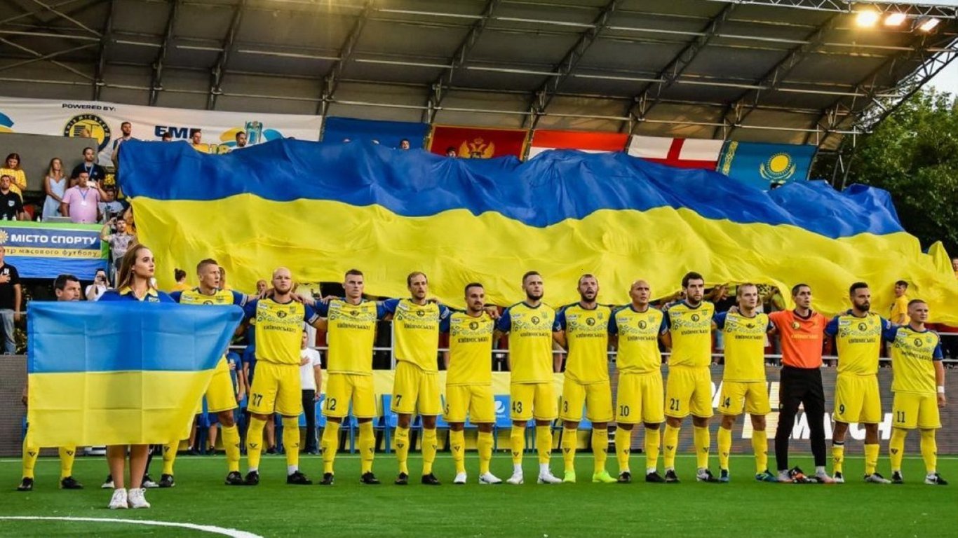 Сборную Украины по мини-футболу оштрафовали из-за россиян