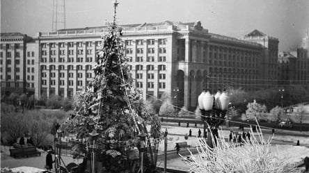 У мережі показали, як виглядали новорічні ялинки в Києві за радянських часів. Фото - 285x160
