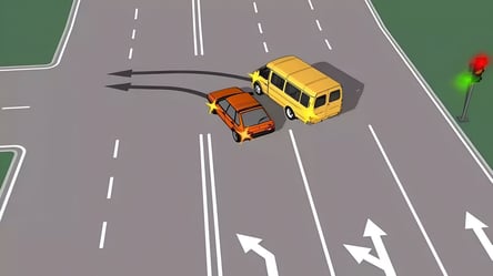 Тест ПДР про поворот ліворуч — хто перший - 285x160