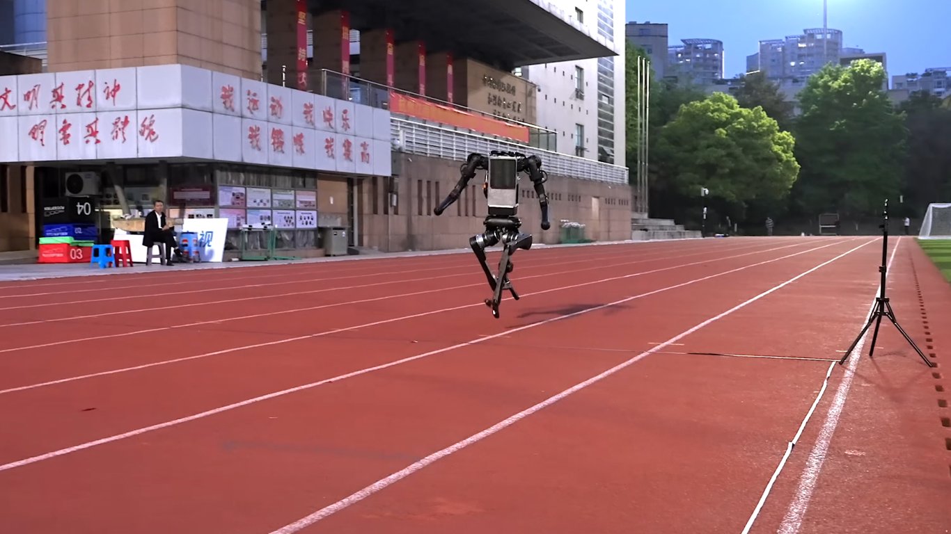 Гуманоидный робот Unitree H1 разогнался до 10 м/с и установил рекорд