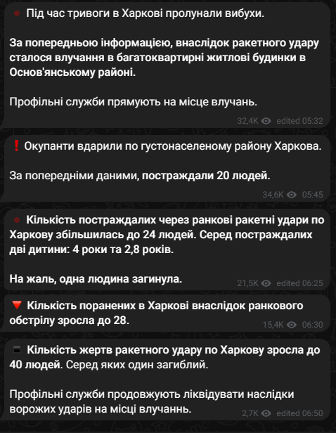 Обстріл Харкова 18 квітня — кількість постраждалих зросла до 40, пошкоджено понад 20 будинків - фото 1