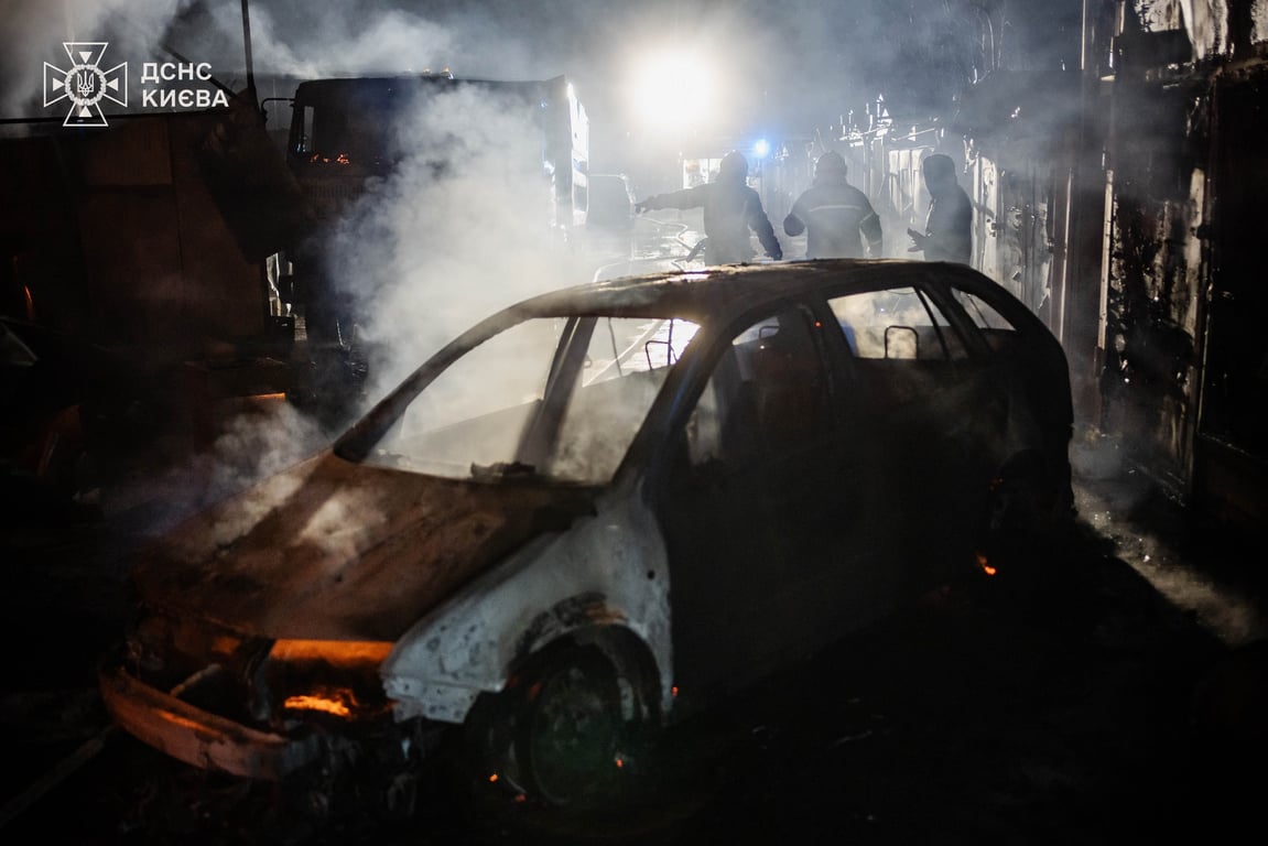 Ліквідація пожежі в Києві 28 листопада