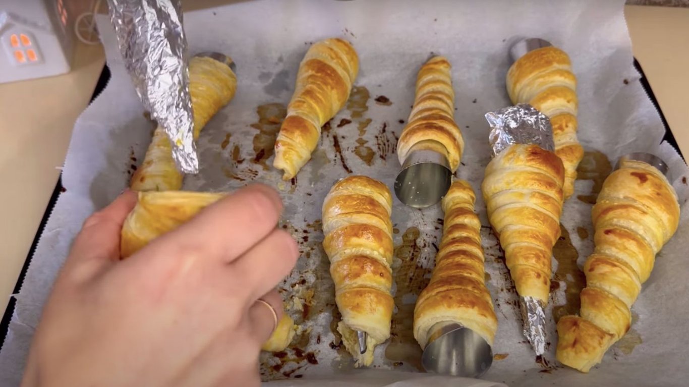 як приготувати трубочки з кремом 