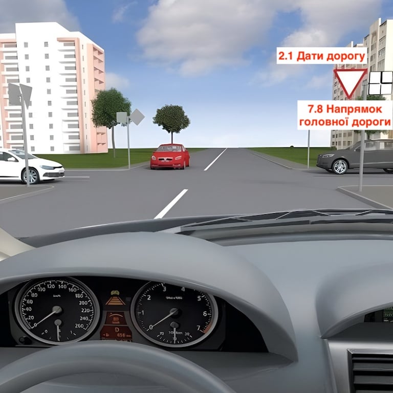 Тест з ПДР: хто кого пропускає на перехресті?