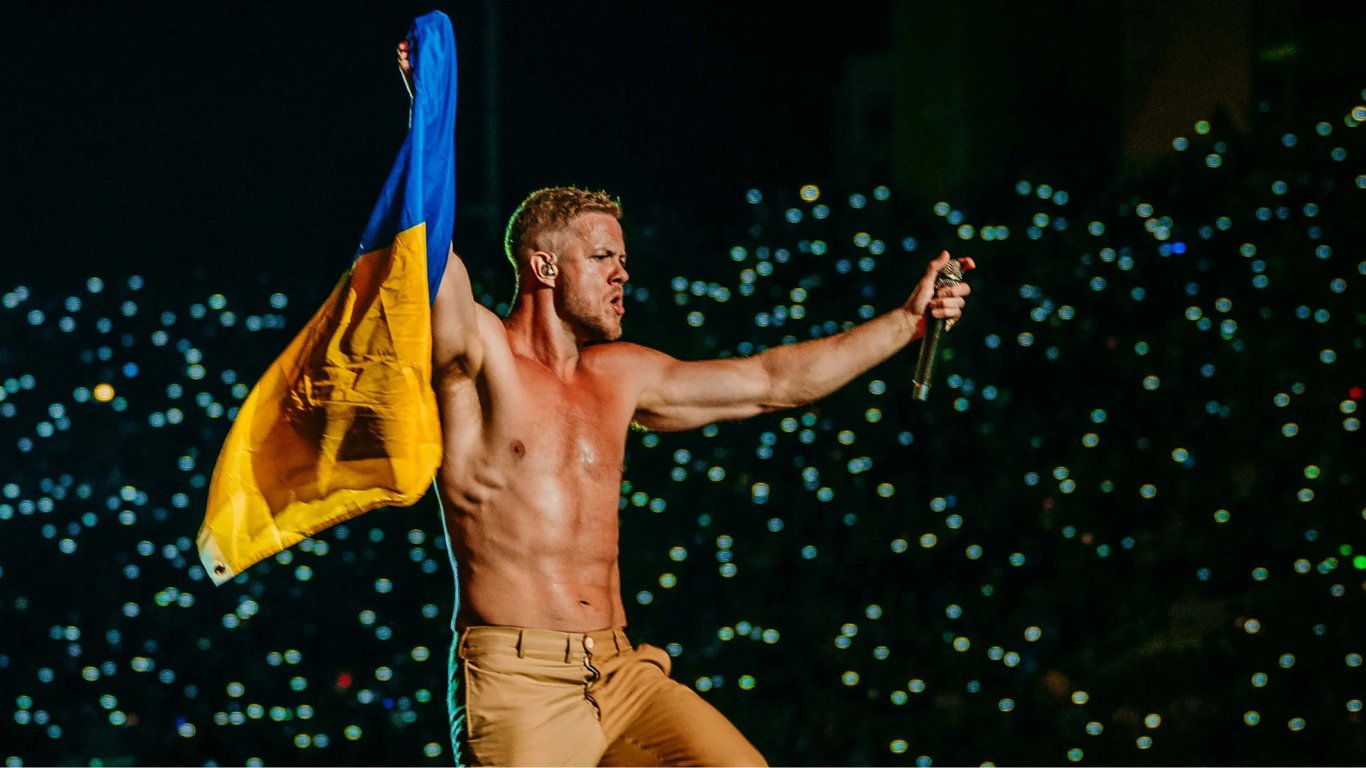 У женщины, которая пришла на концерт Imagine Dragons в Тбилиси, отобрали украинский флаг