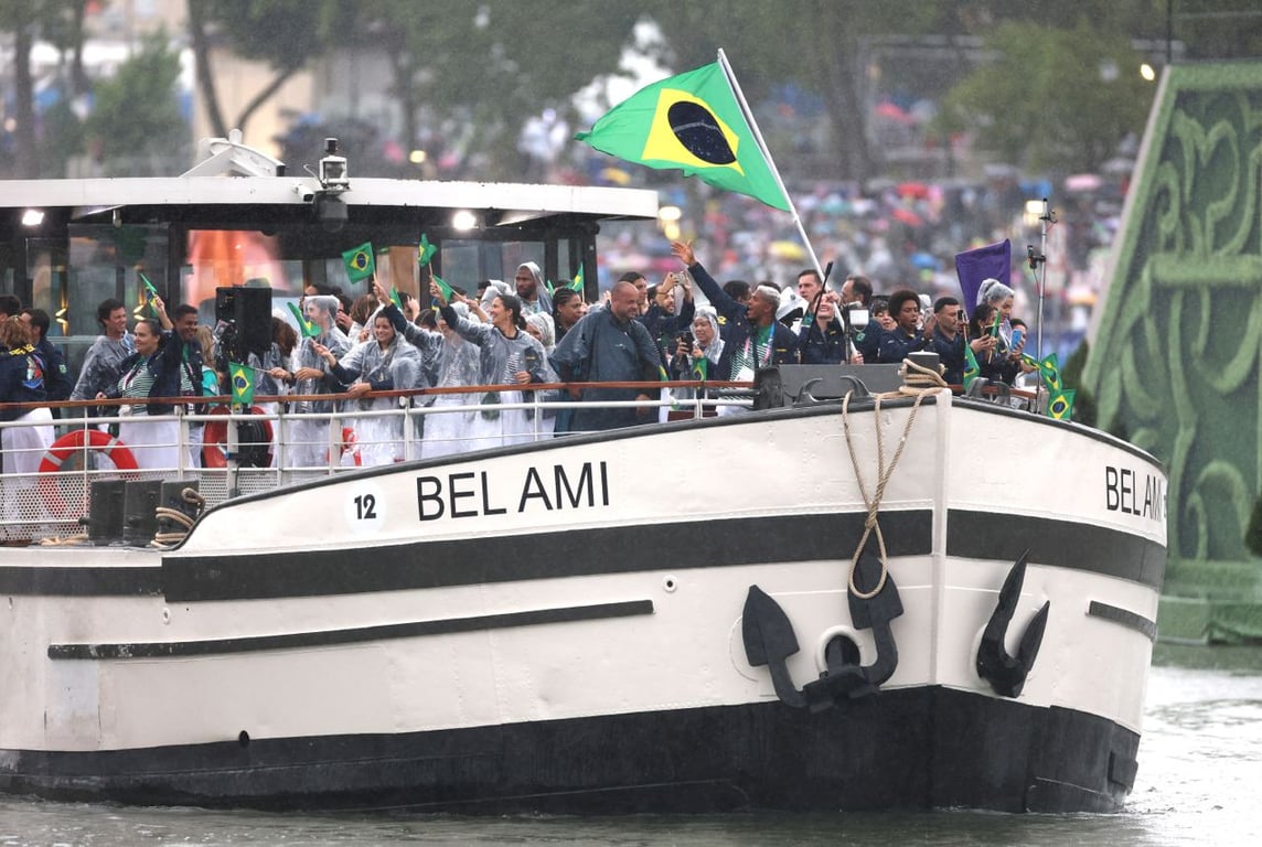 Сборная Бразилии на открытых Олимпийских Играх 2024 года. Фото: Reuters