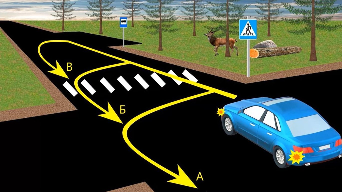 Тест по ПДД: помогите водителю развернуться безопасно