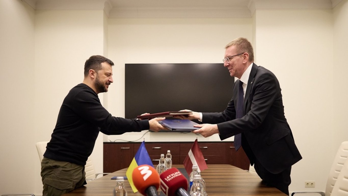 Зеленский рассказал подробности подписания соглашения о безопасности с Латвией