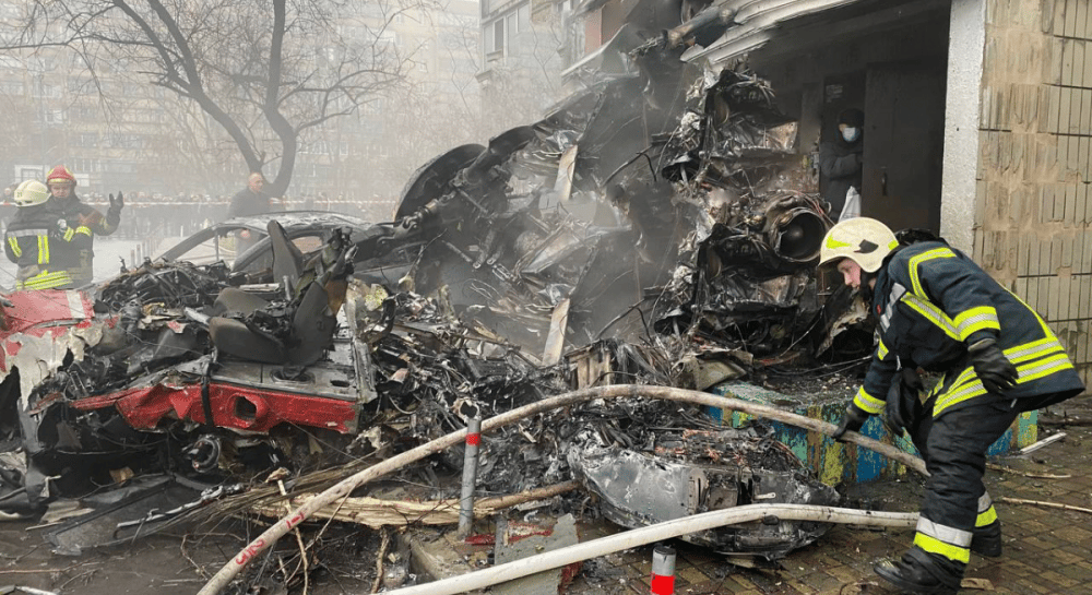 Авіакатастрофа у Броварах забрала життя голови МВС Дениса Монастирського