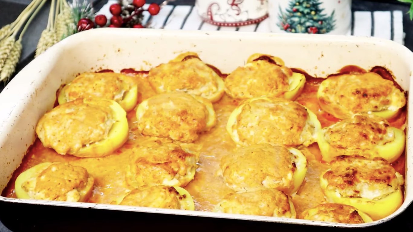 простий рецепт фаршированої картоплі в духовці