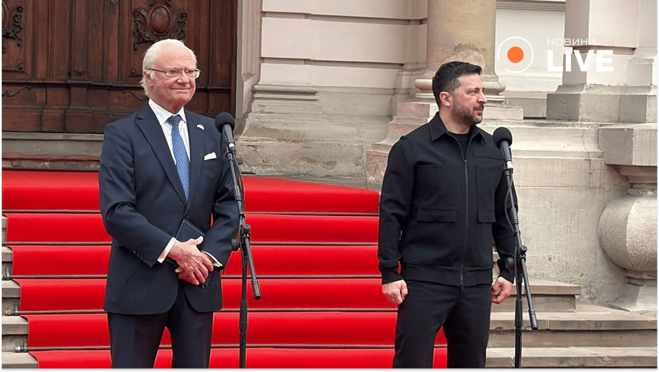 Зеленський зустрівся з королем Карлом XVI Густавом у Львові