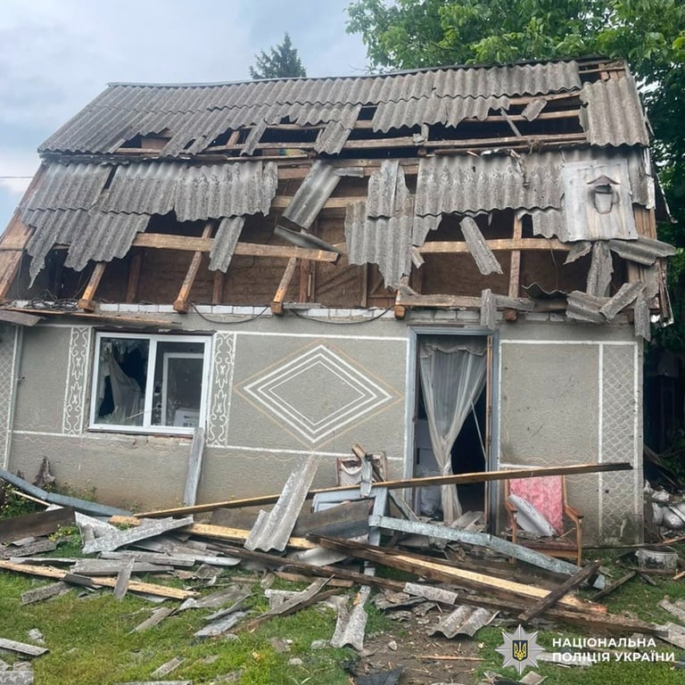 Будинок, який атакувала РФ