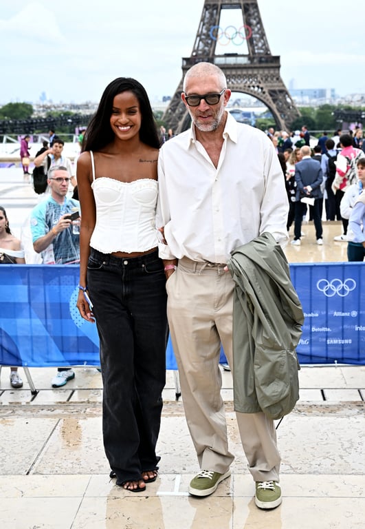 Актор Венссан Кассель з нареченою Нарою Баптістою