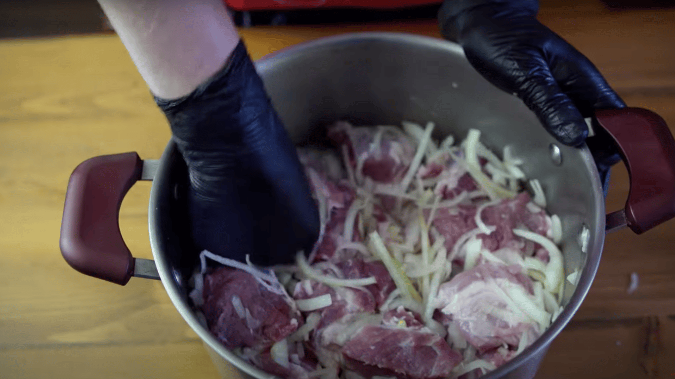 шашлик зі свинини без майонезу з оцтом