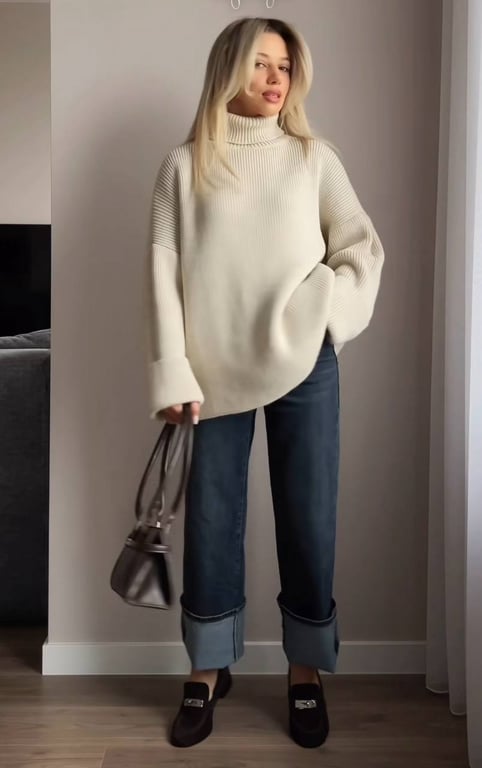 Светр з джинсами - найбезпечніша комбінація