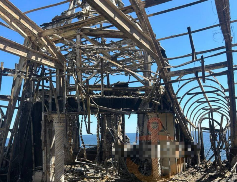 Наслідки ракетного удару по будівлі Одеського МУ