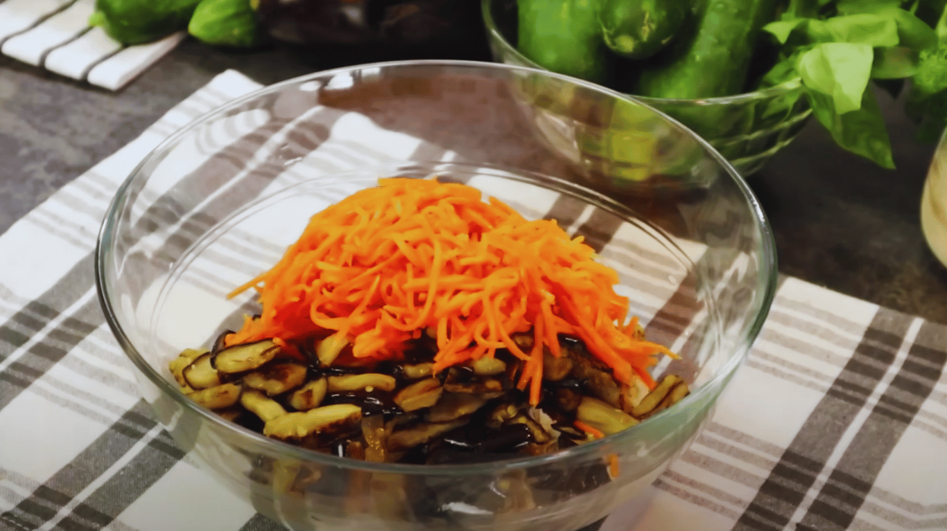 рецепт салату з баклажанами