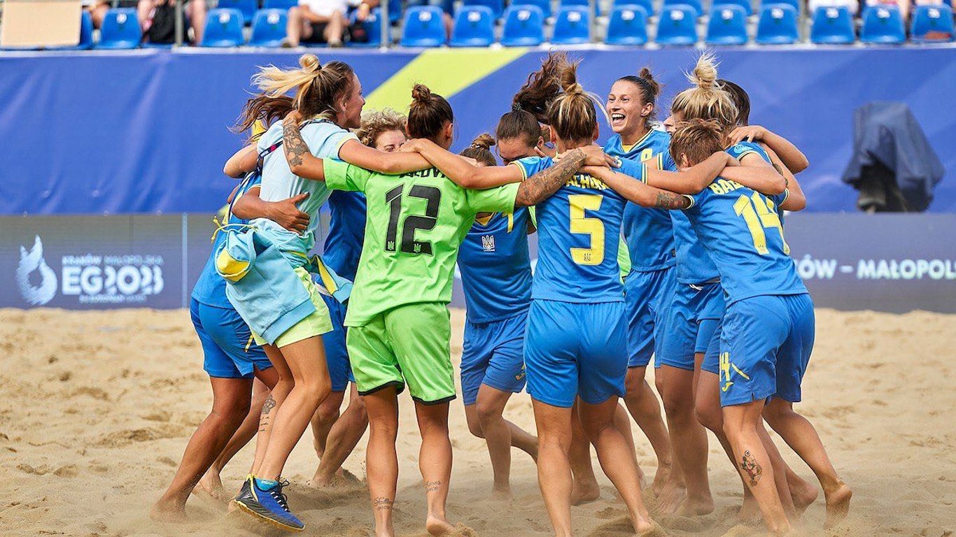 Україна – Іспанія: коли дивитись фінал Європейських ігор з пляжного футболу серед жінок