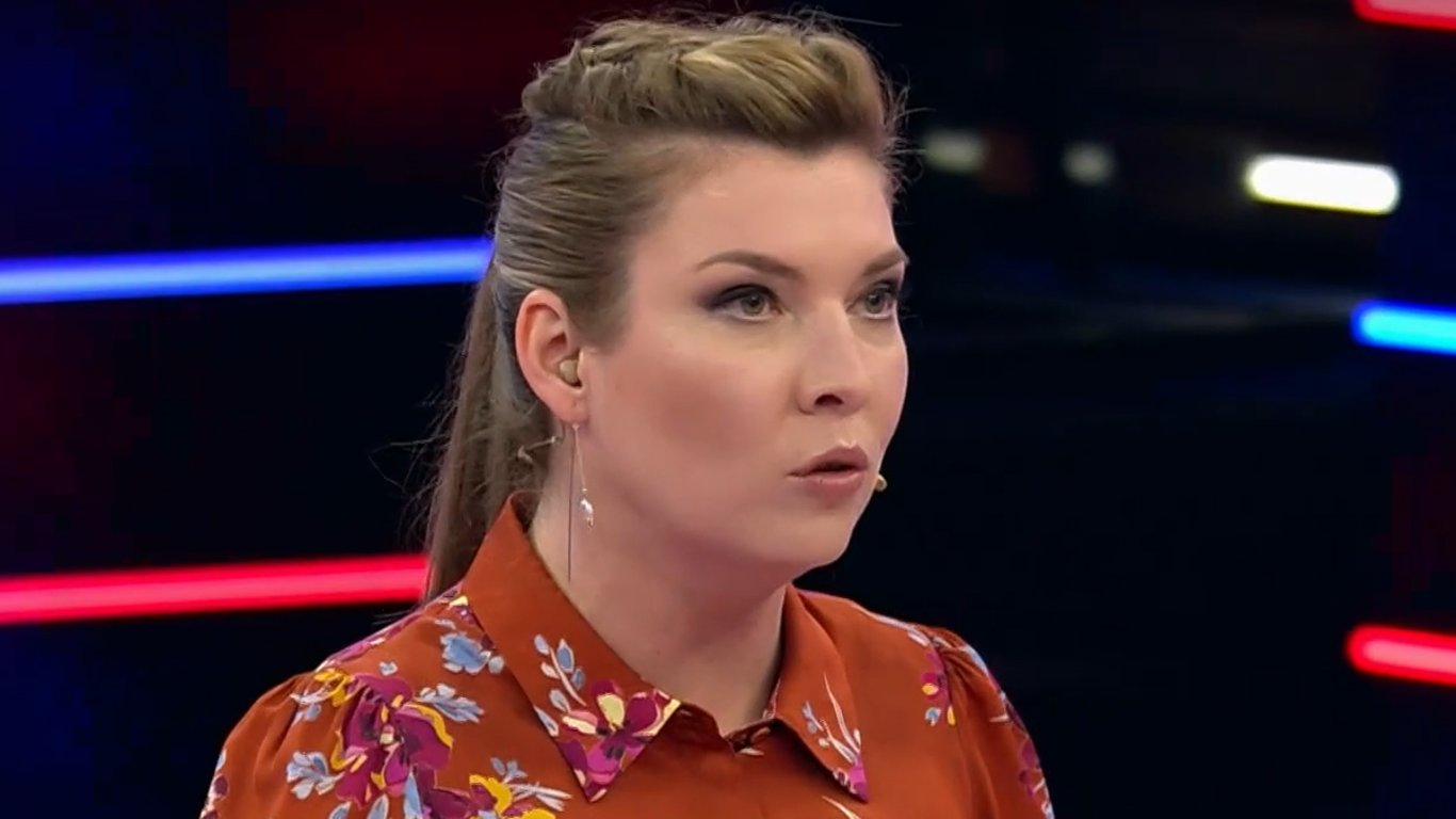 Скабеева начала заикаться в прямом эфире от новостей из Белгорода