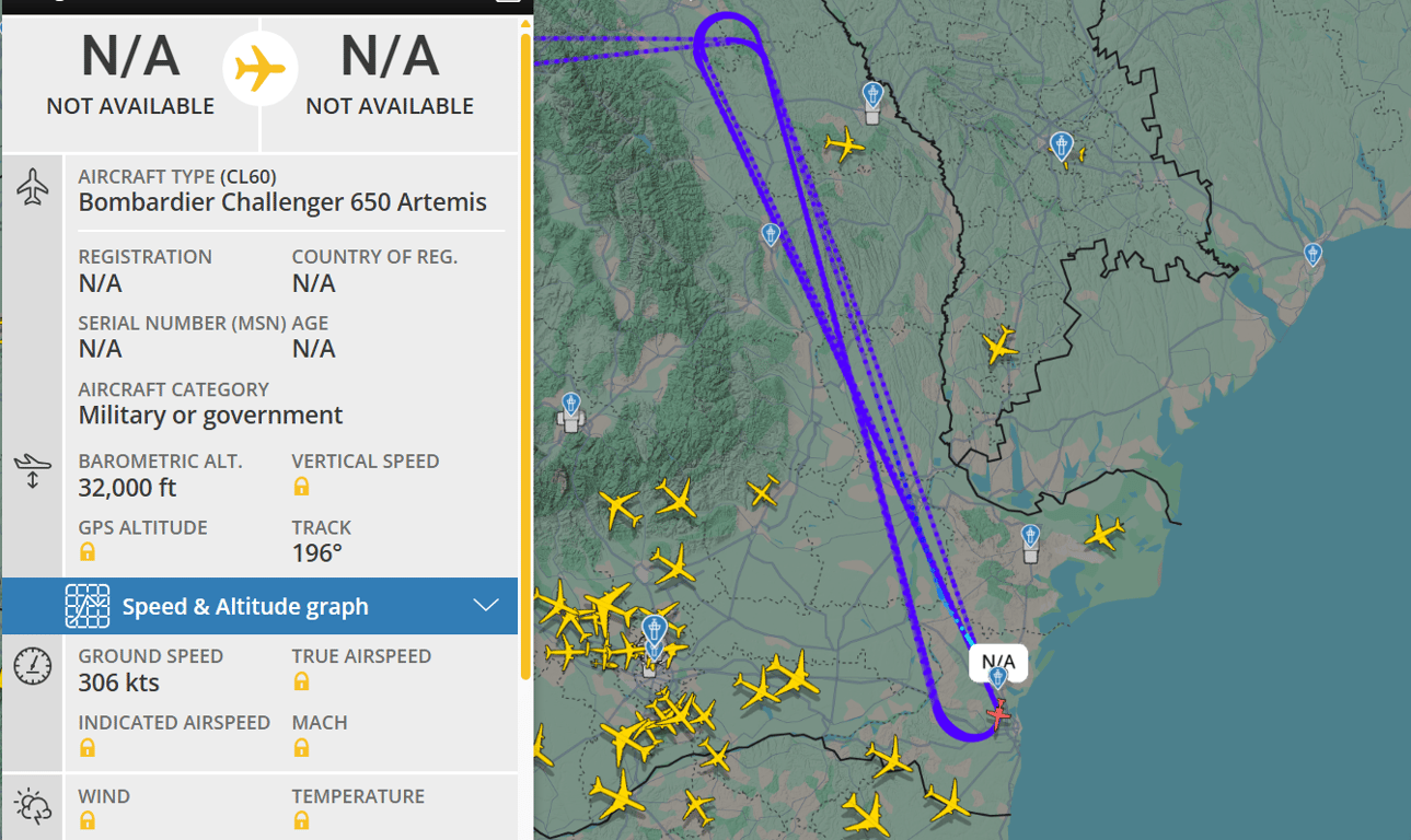 Біля Одеси над Чорним морем ведеться посилена розвідка - фото 1