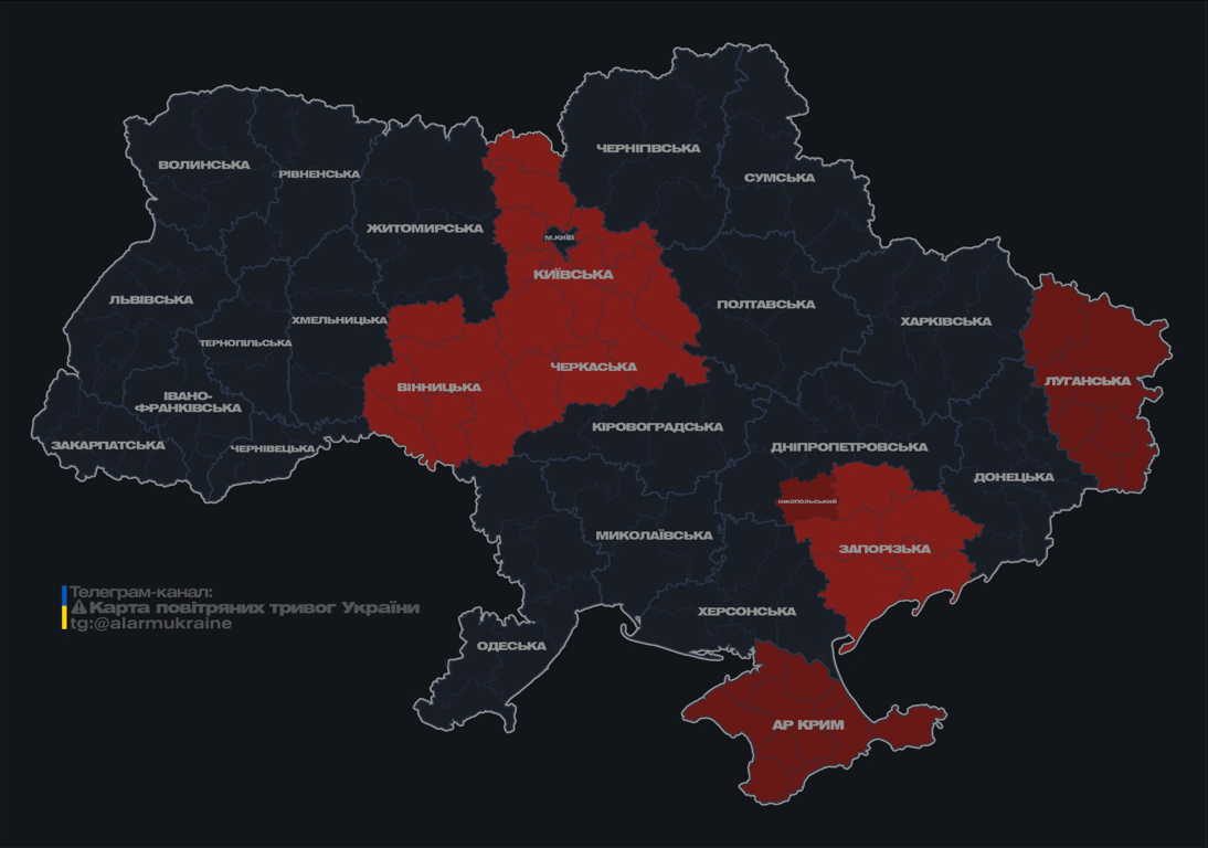 Воздушная тревога из-за атаки "Шахедов" — какие области в опасности - фото 4