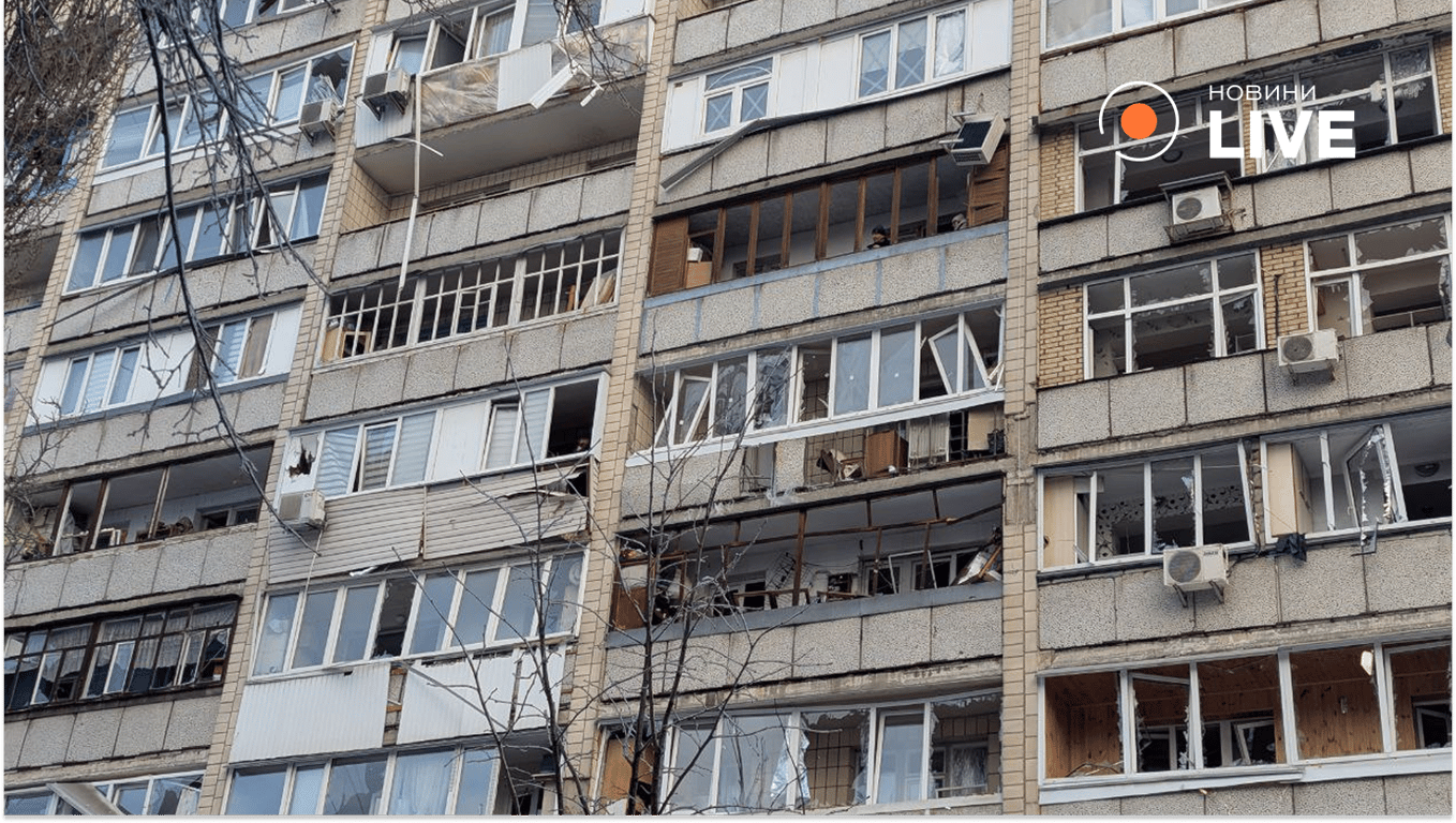 Наслідки удару по Києву 12 січня