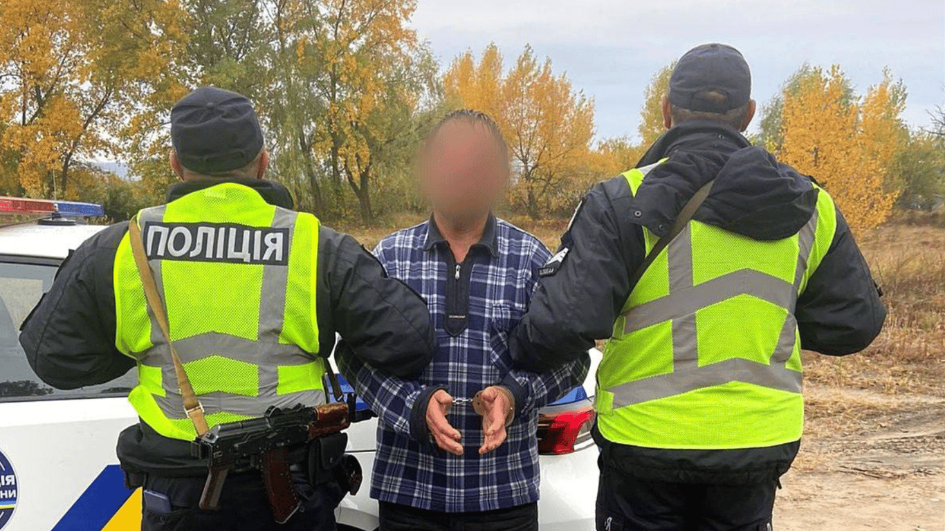 Стрелял и угрожал гранатой — в Киевской области задержали злоумышленника