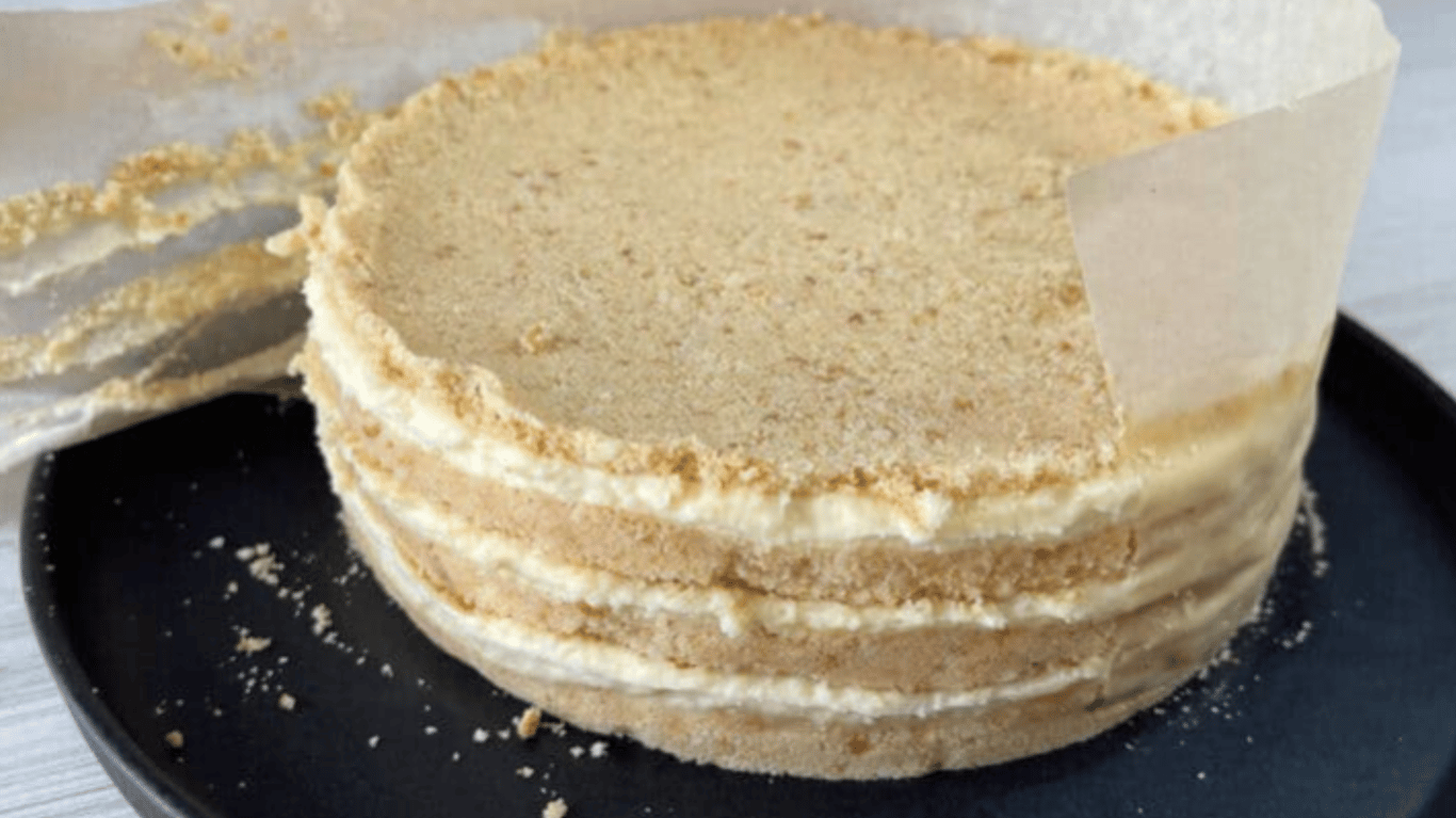 простий рецепт торта Пломбір без випічки