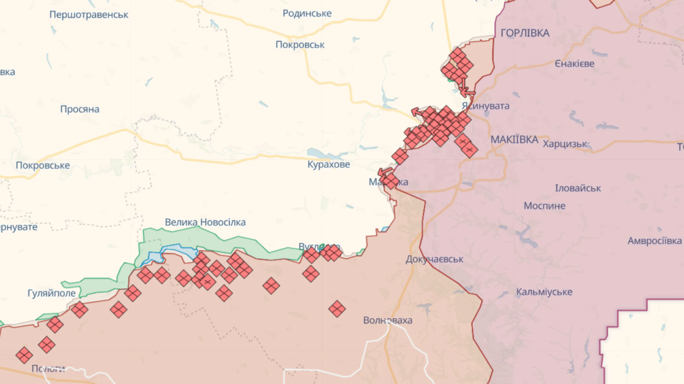 Онлайн-карти бойових дій в Україні на сьогодні, 3 серпня: DeepState, Liveuamap, ISW