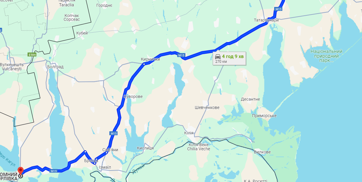 Пробки в направлении Орловки 9 августа