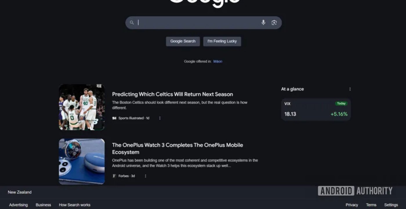 Десктопная версия Google Discover