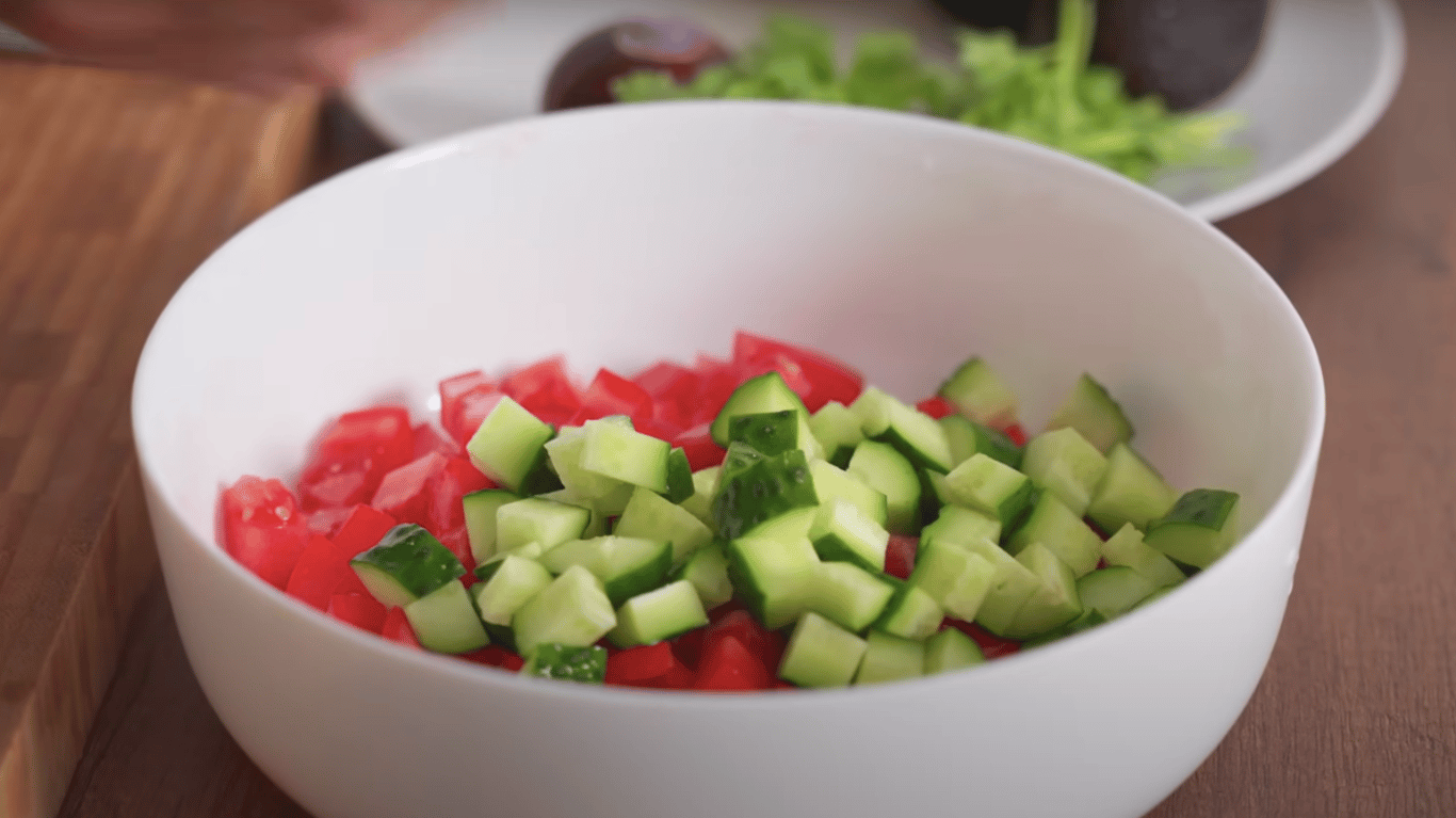 avocado veggie salad