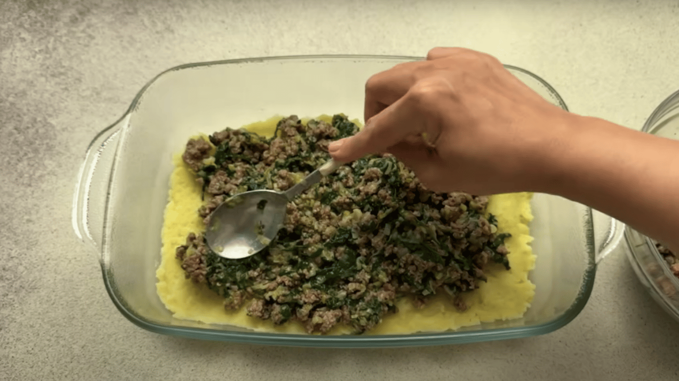 рецепт запіканки з пюре та фаршем