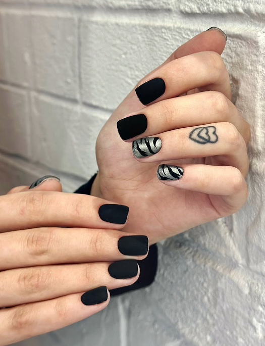 Fresh Black Nail Designs