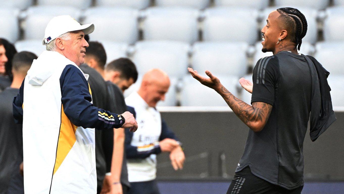 Карло Анчелотті та Едер Мілітао