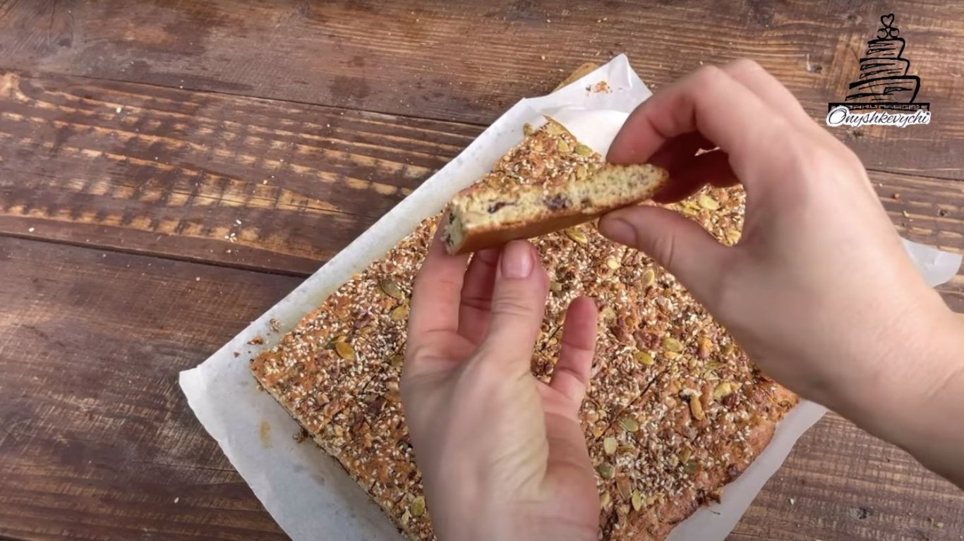 простой рецепт печенья с орехами и семенами