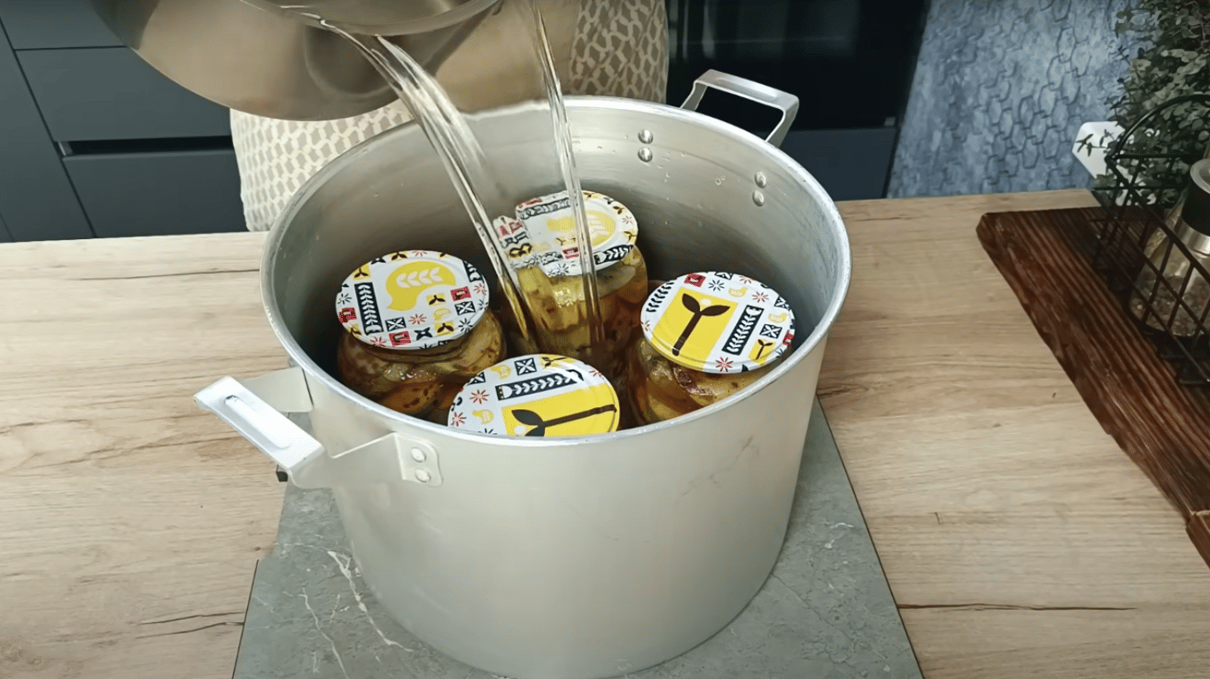 кабачки на зиму зі стерілізацією