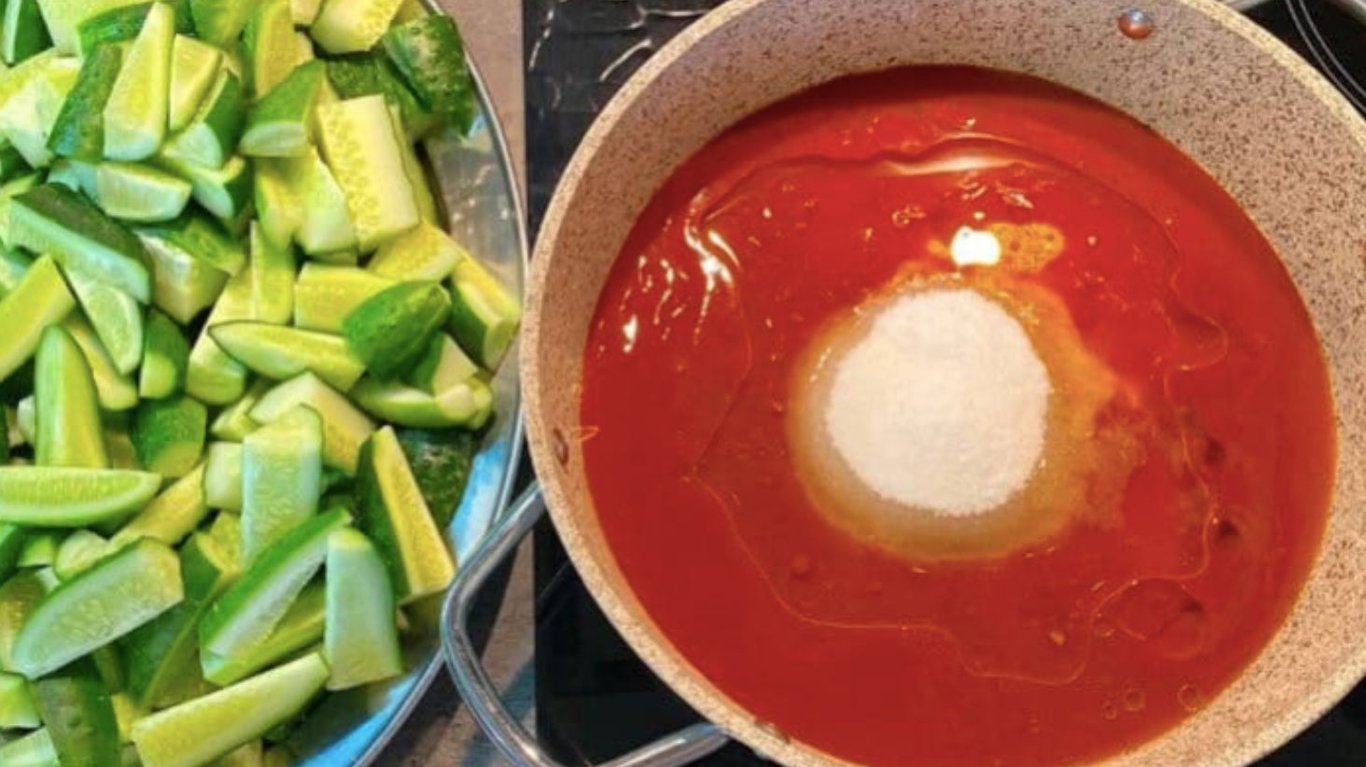 салат з огірків на зиму 