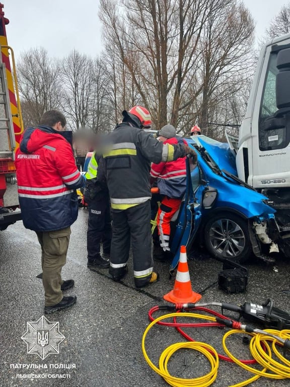 авария во Львовской области с пострадавшими 13 января